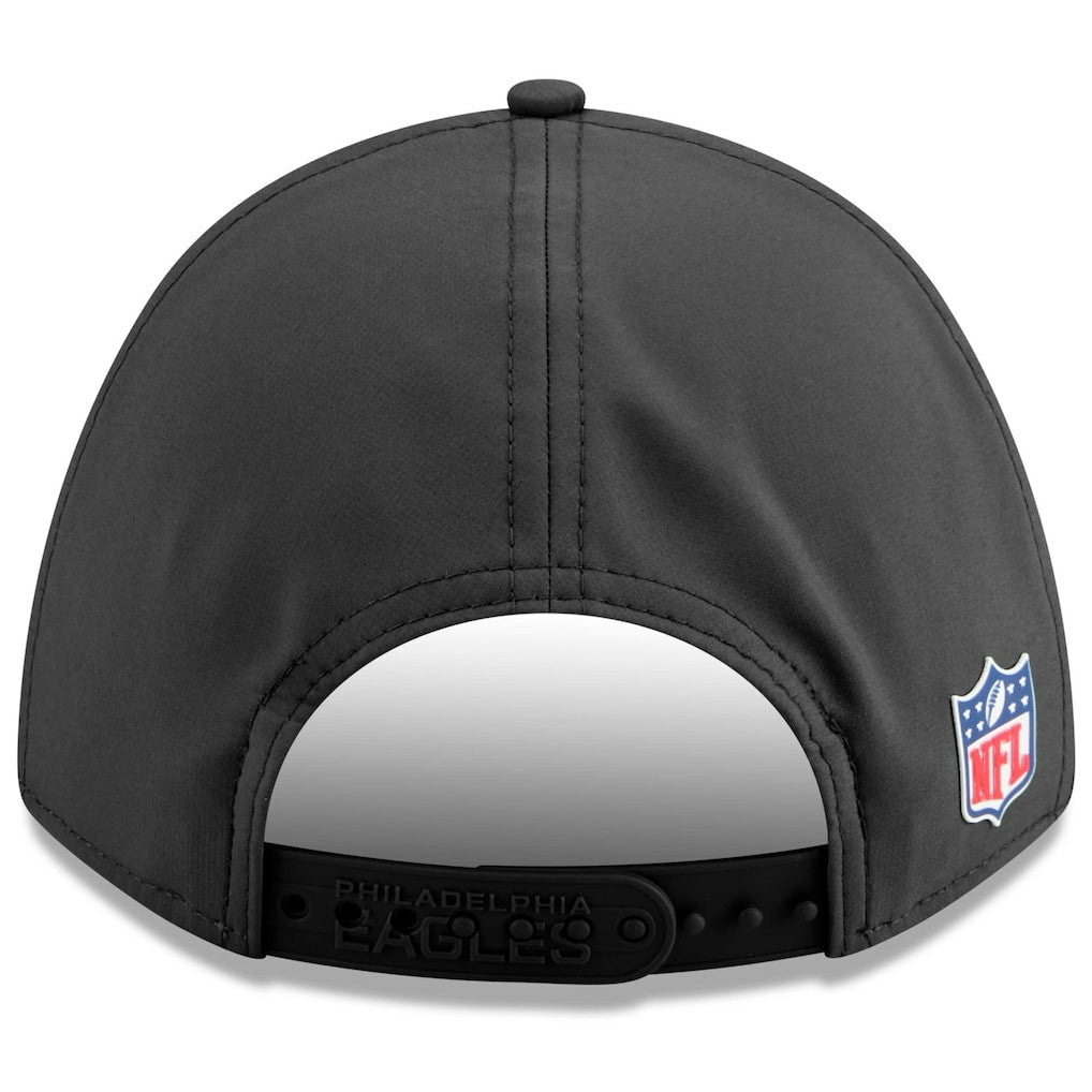 Philadelphia Eagles New Era 2025 Sideline Cold Weather 9FORTY M-Crown Adjustable Hat - Charcoal cheap