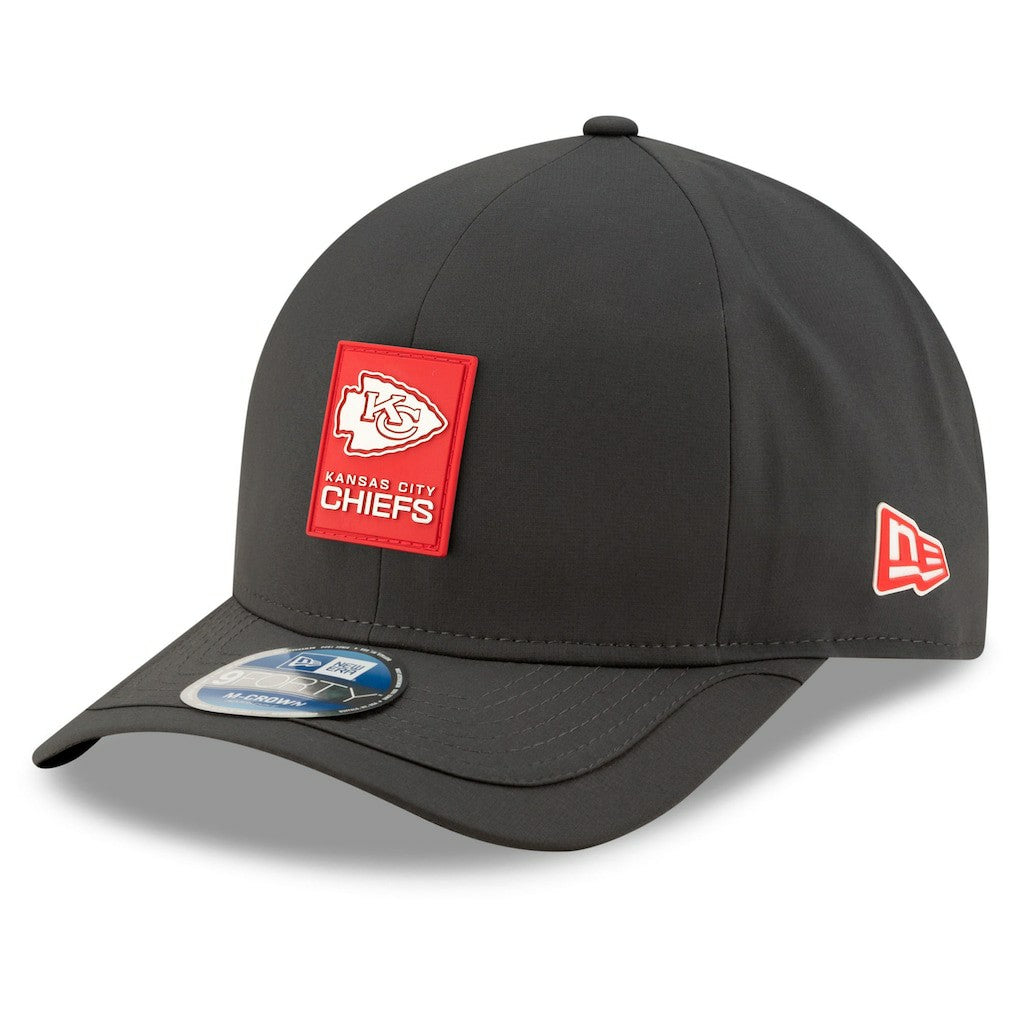 Kansas City Chiefs New Era 2025 Sideline Cold Weather 9FORTY M-Crown Adjustable Hat - Charcoal outlet