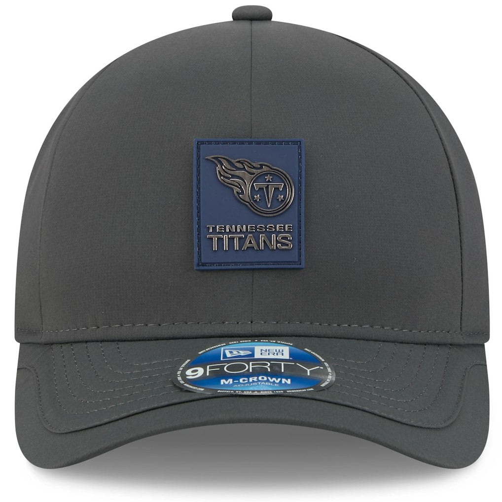 Tennessee Titans New Era 2025 Sideline Cold Weather 9FORTY M-Crown Adjustable Hat - Charcoal cheap