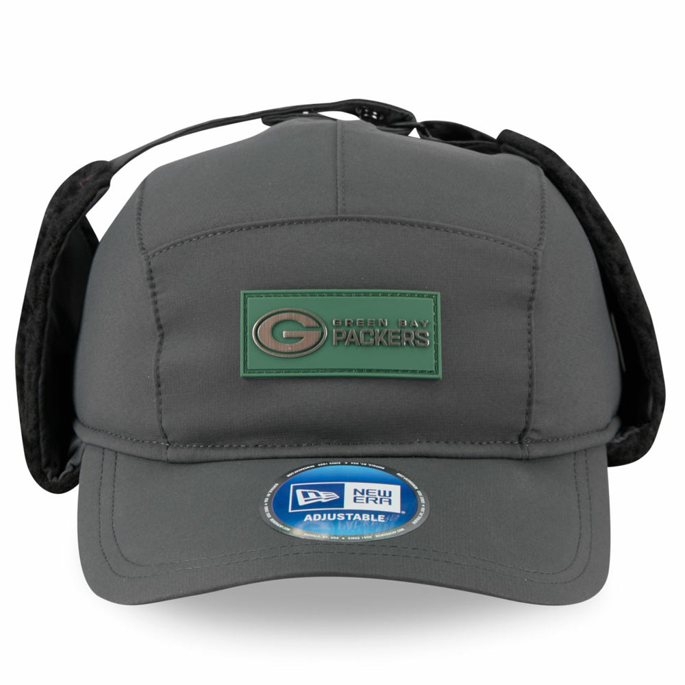 Green Bay Packers New Era 2025 Sideline Cold Weather Runner Dog Ear Adjustable Hat - Charcoal discount