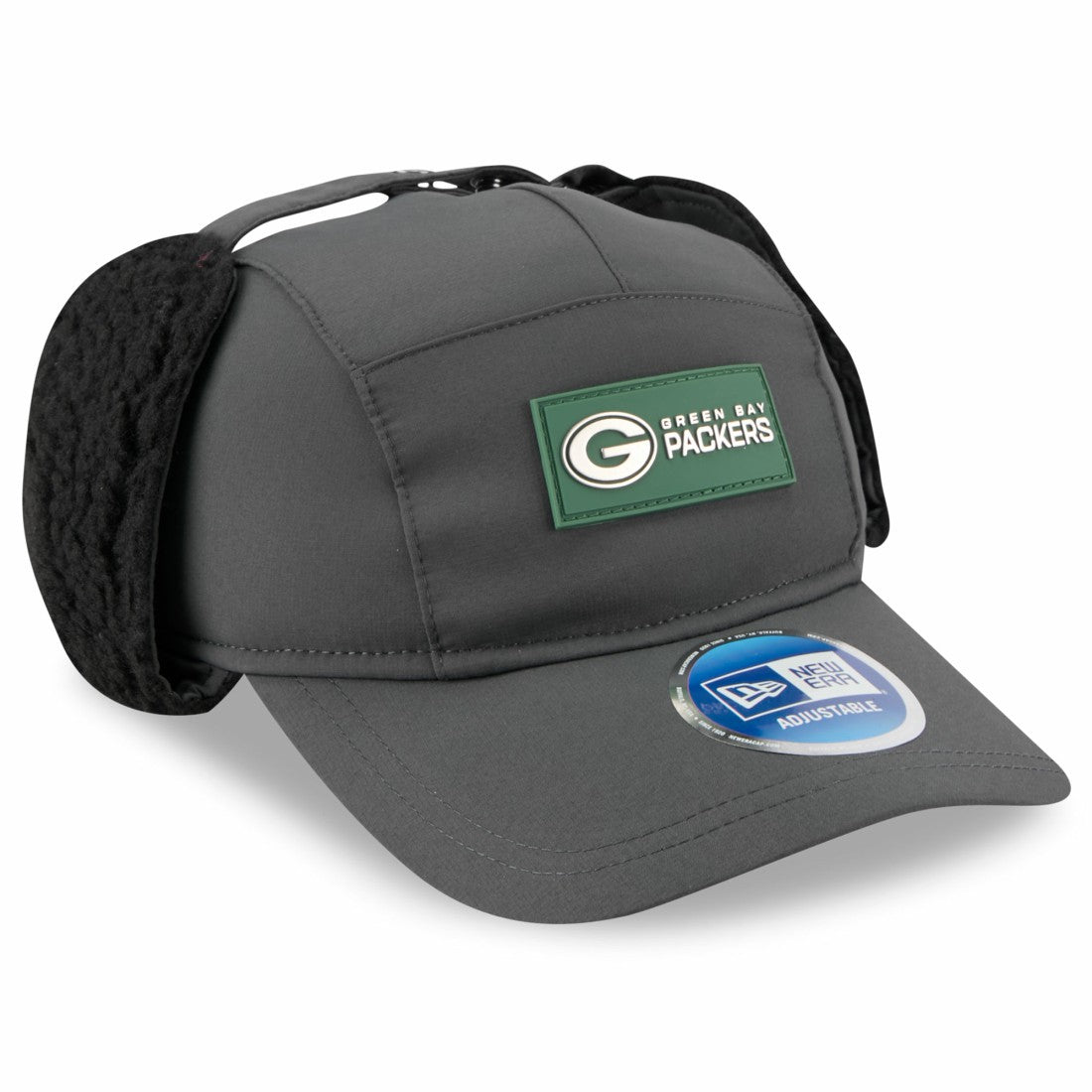 Green Bay Packers New Era 2025 Sideline Cold Weather Runner Dog Ear Adjustable Hat - Charcoal discount