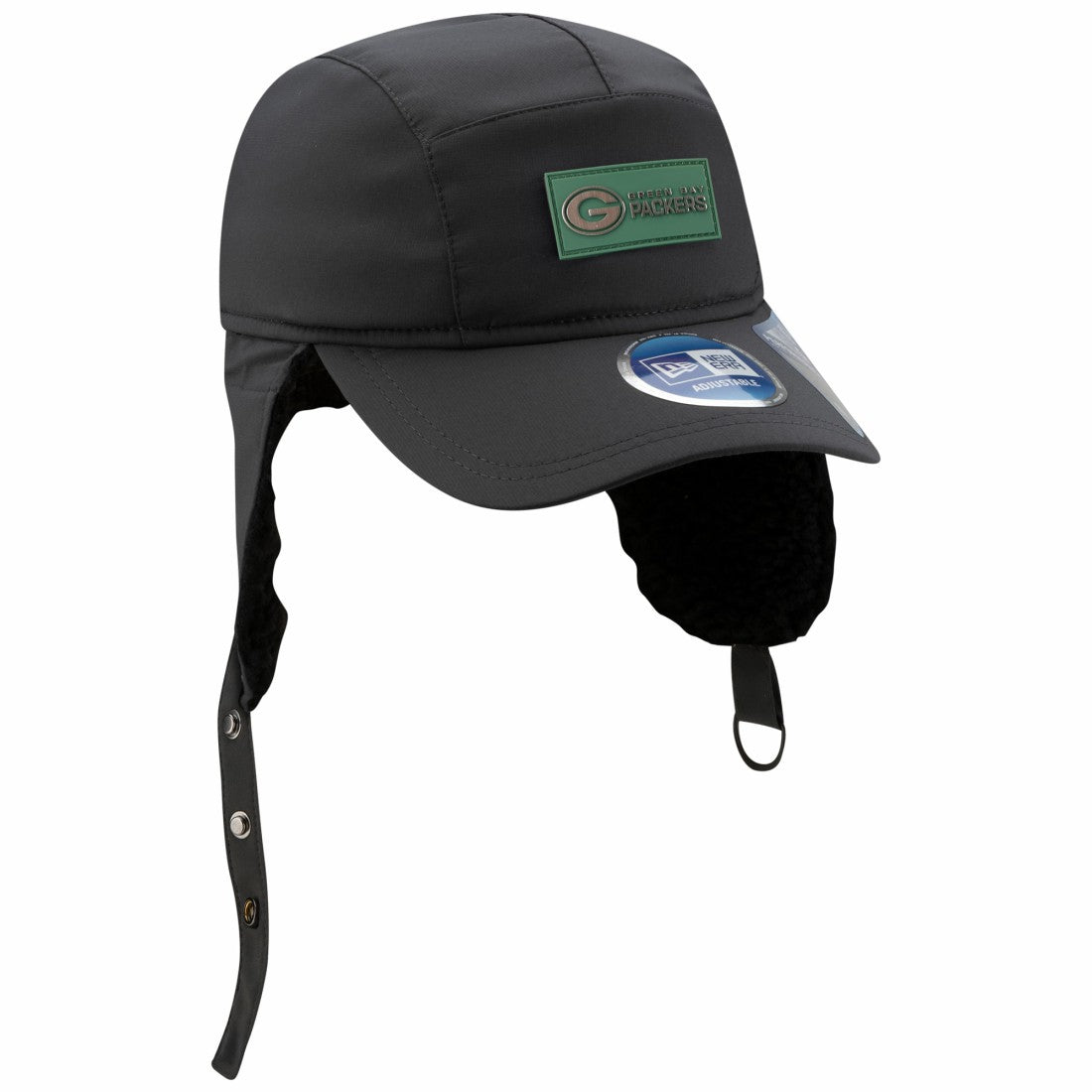 Green Bay Packers New Era 2025 Sideline Cold Weather Runner Dog Ear Adjustable Hat - Charcoal discount