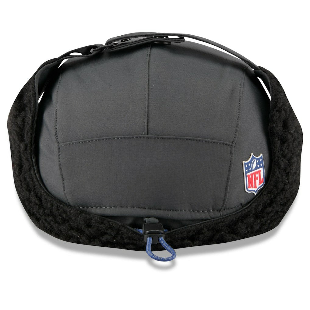 Indianapolis Colts New Era 2025 Sideline Cold Weather Runner Dog Ear Adjustable Hat - Charcoal for sale