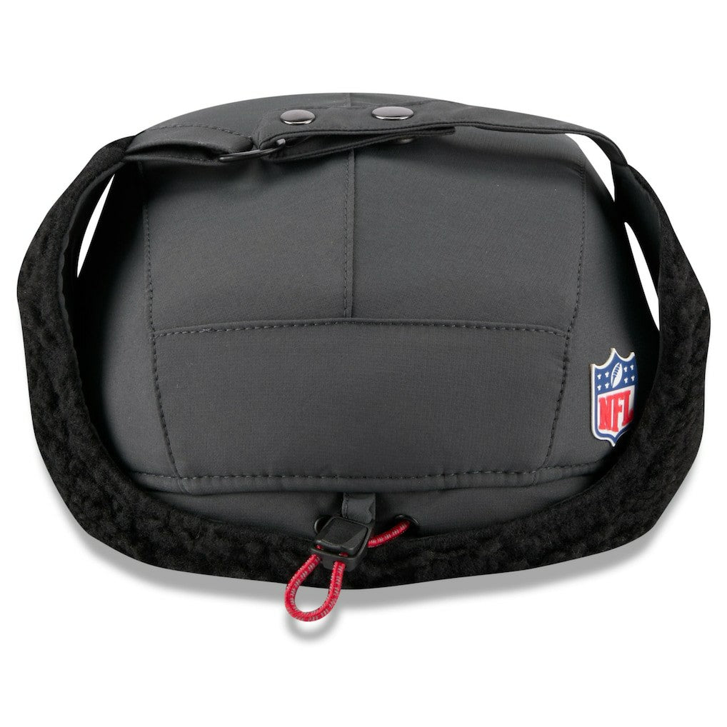 Kansas City Chiefs New Era 2025 Sideline Cold Weather Runner Dog Ear Adjustable Hat - Charcoal discount