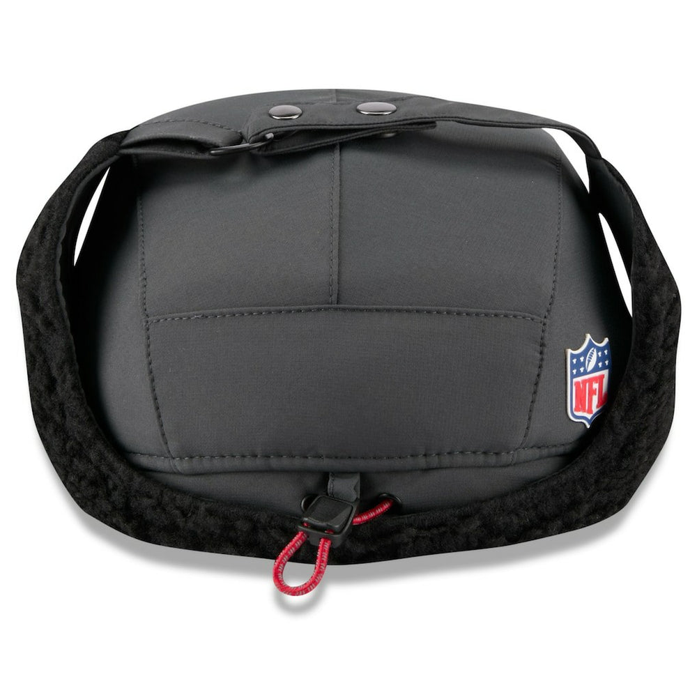 Kansas City Chiefs New Era 2025 Sideline Cold Weather Runner Dog Ear Adjustable Hat - Charcoal discount