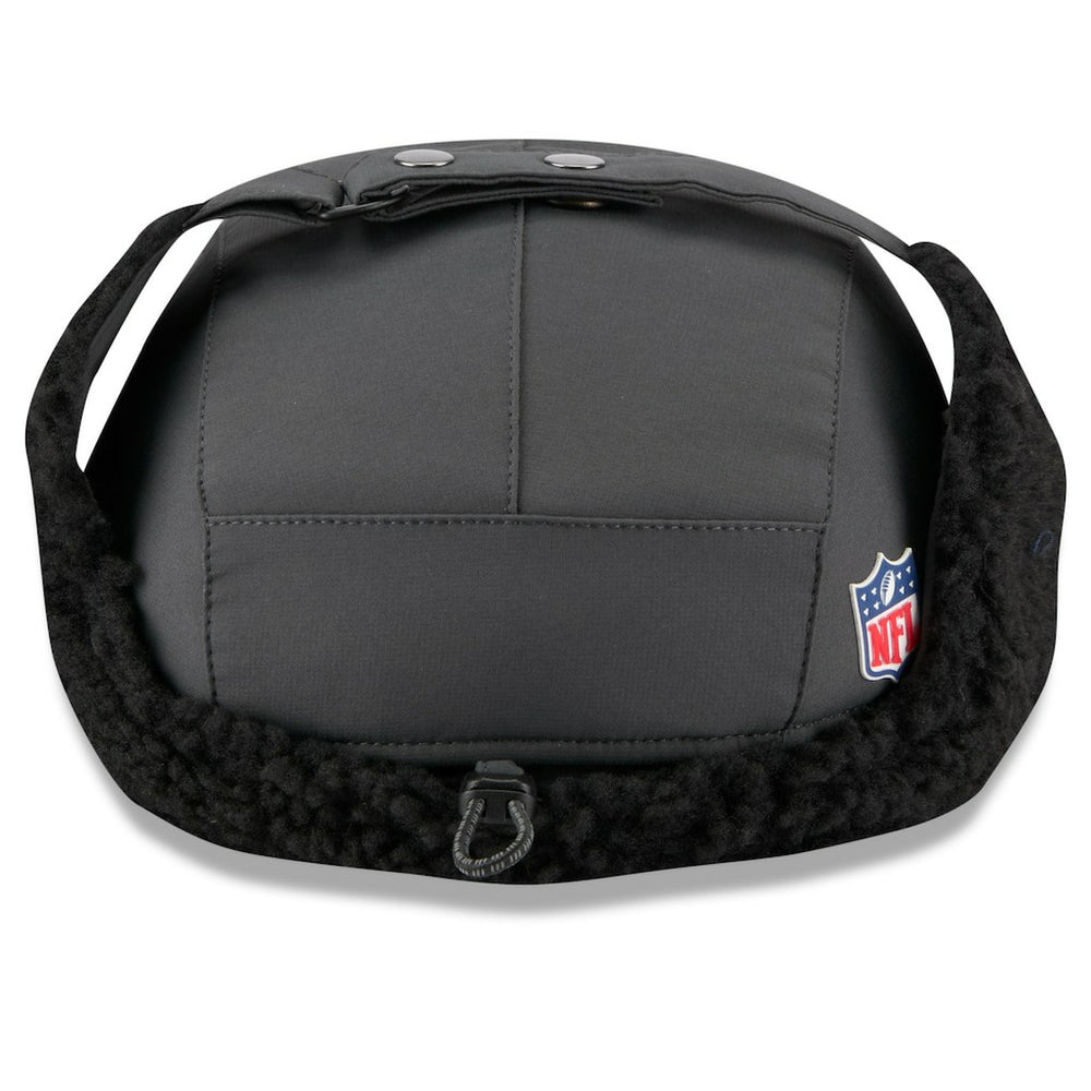 Las Vegas Raiders New Era 2025 Sideline Cold Weather Runner Dog Ear Adjustable Hat - Charcoal online