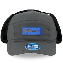 Los Angeles Rams New Era 2025 Sideline Cold Weather Runner Dog Ear Adjustable Hat - Charcoal outlet