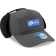 Los Angeles Rams New Era 2025 Sideline Cold Weather Runner Dog Ear Adjustable Hat - Charcoal outlet