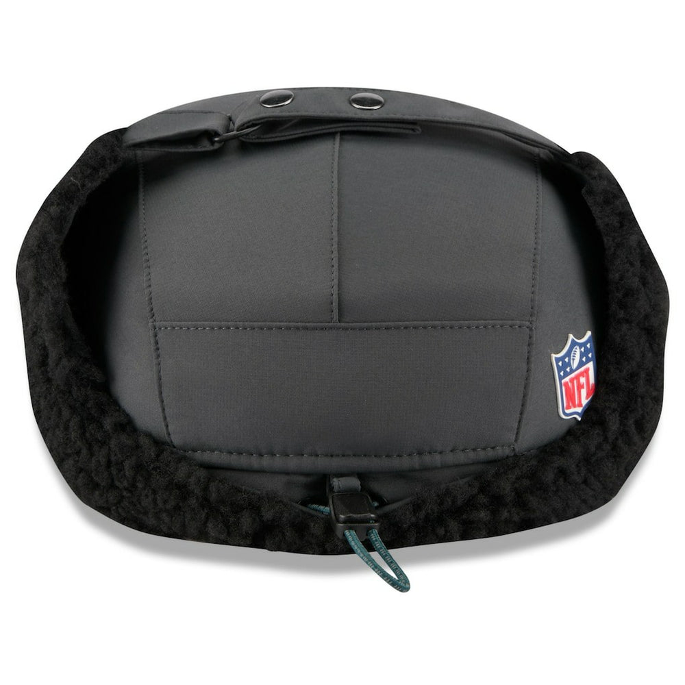 Philadelphia Eagles New Era 2025 Sideline Cold Weather Runner Dog Ear Adjustable Hat - Charcoal sale