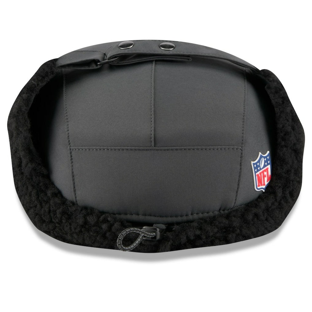 Pittsburgh Steelers New Era 2025 Sideline Cold Weather Runner Dog Ear Adjustable Hat - Charcoal cheap