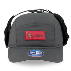 Arizona Cardinals New Era 2025 Sideline Cold Weather Runner Dog Ear Adjustable Hat - Charcoal outlet
