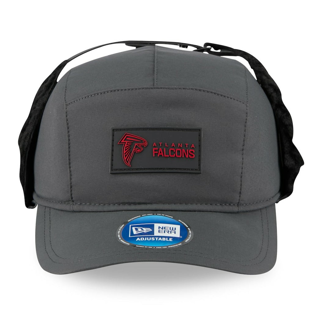 Atlanta Falcons New Era 2025 Sideline Cold Weather Runner Dog Ear Adjustable Hat - Charcoal on sale