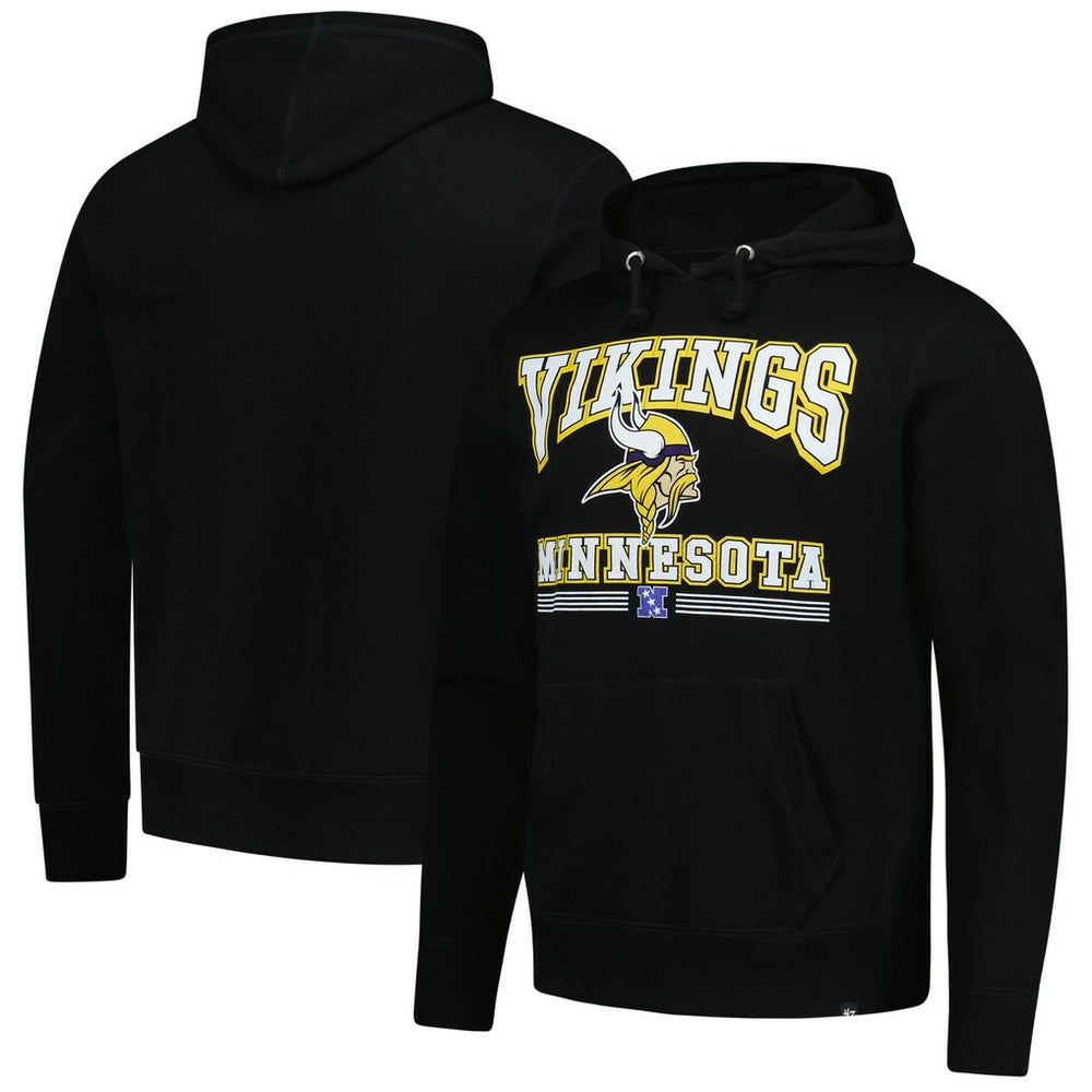 Minnesota Vikings '47 Packed House Headline Pullover Hoodie - Black on sale