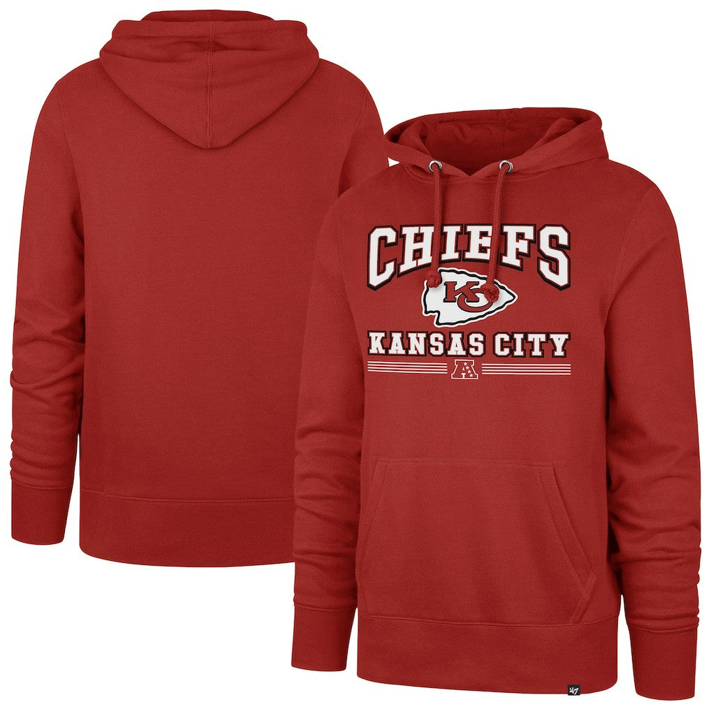 Kansas City Chiefs '47 Packed House Headline Pullover Hoodie - Red outlet