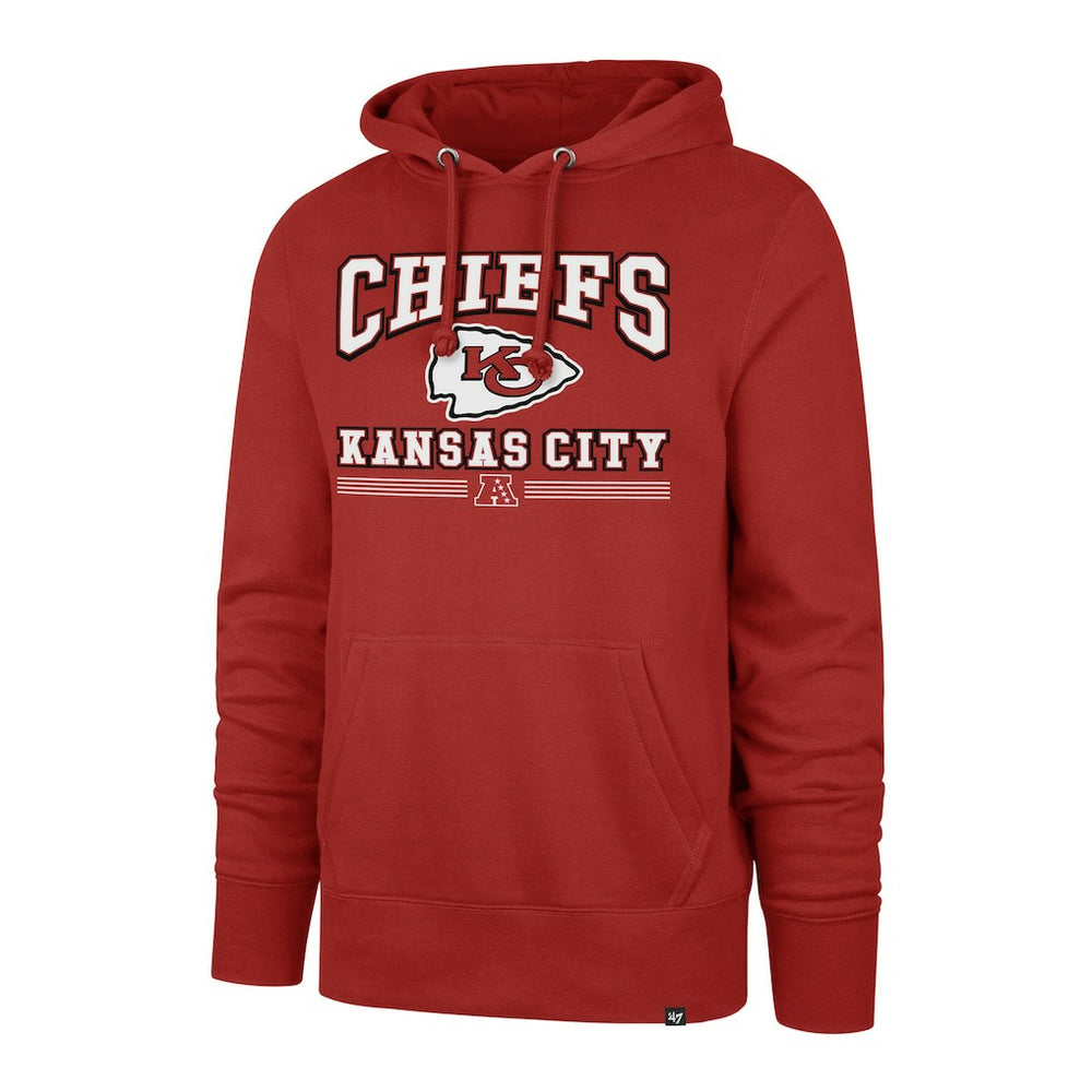 Kansas City Chiefs '47 Packed House Headline Pullover Hoodie - Red outlet