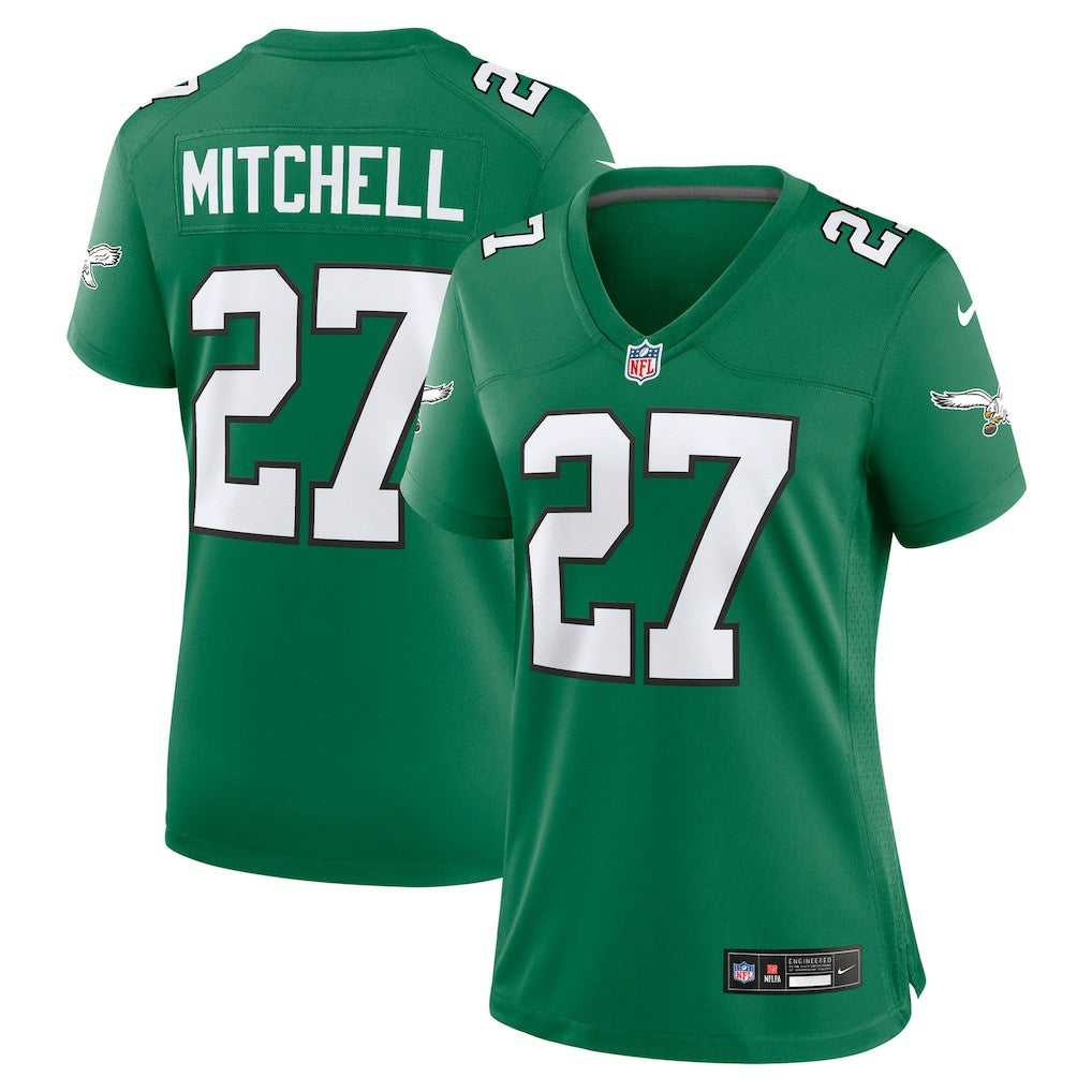 Quinyon Mitchell Philadelphia Eagles Women's Alternate Game Jersey - Kelly Green | Nike on sale