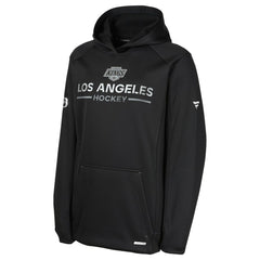 Los Angeles Kings Fanatics Youth Authentic Pro Rink Raglan Hoodie Black