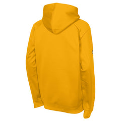 Nashville Predators Fanatics Youth Authentic Pro Rink Raglan Hoodie Gold