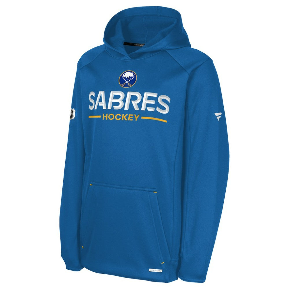 Buffalo Sabres Fanatics Youth Authentic Pro Rink Raglan Hoodie Royal