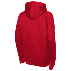 Chicago Blackhawks Fanatics Youth Authentic Pro Rink Raglan Hoodie Red