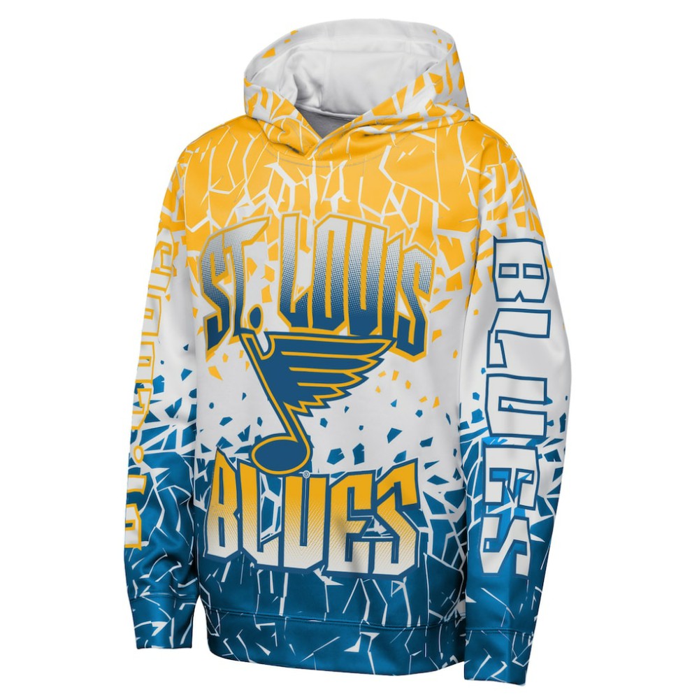 St. Louis Blues Outerstuff Youth Frozen Frenzy Hoodie Gold