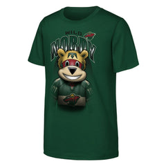 Minnesota Wild Outerstuff Youth Mascot Highlight T-Shirt Green