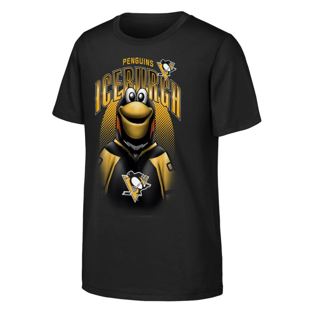Pittsburgh Penguins Outerstuff Youth Mascot Highlight T-Shirt Black