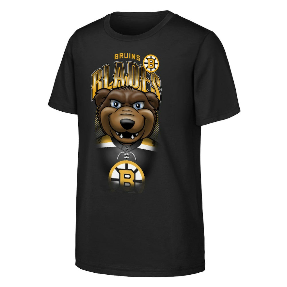 Boston Bruins Outerstuff Youth Mascot Highlight T-Shirt Black