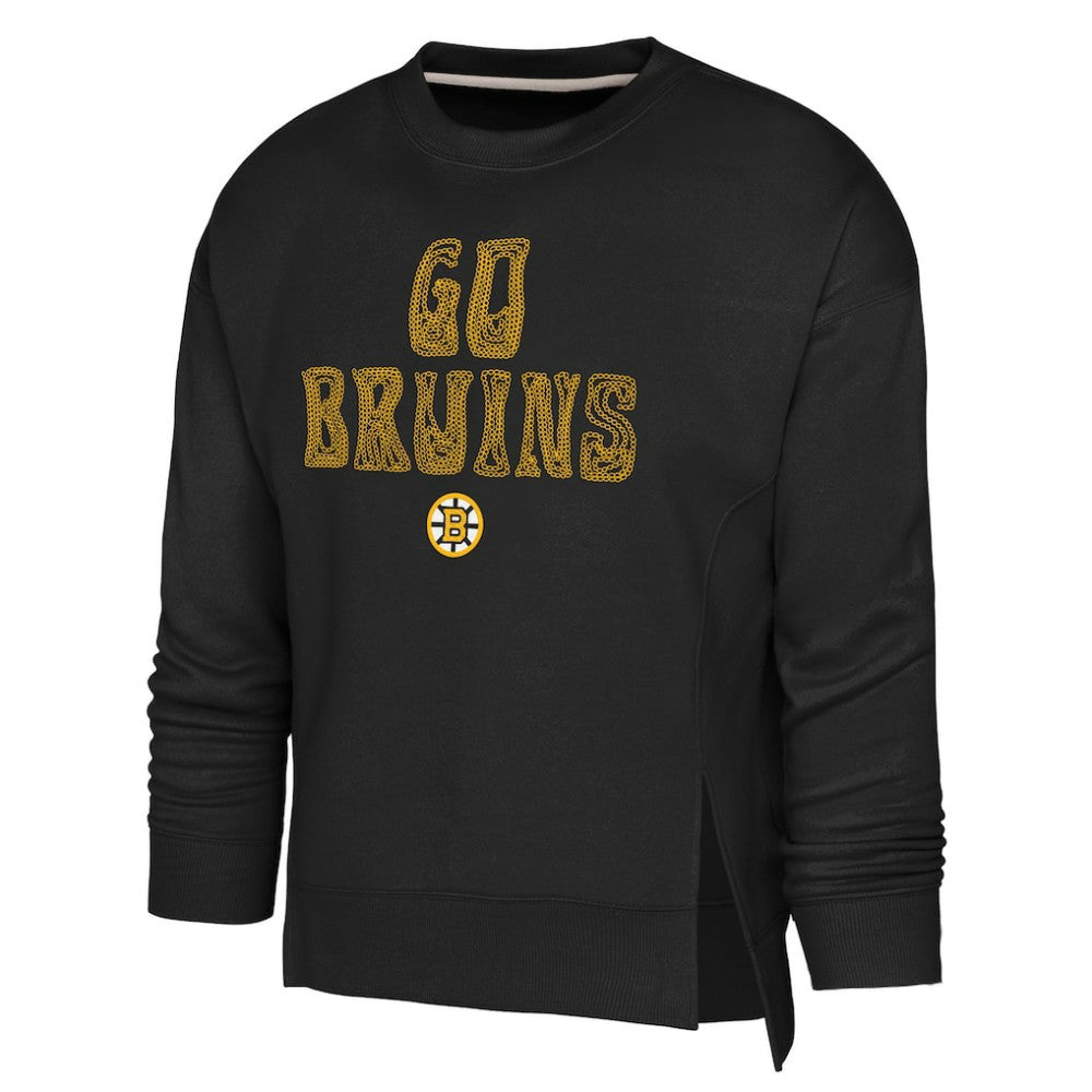 Boston Bruins Outerstuff Girls Youth Game Love Sweatshirt Black