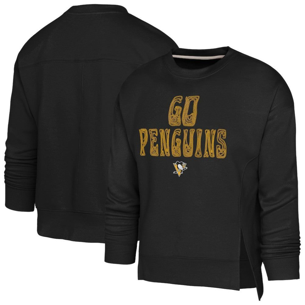 Pittsburgh Penguins Outerstuff Girls Youth Game Love Sweatshirt Black