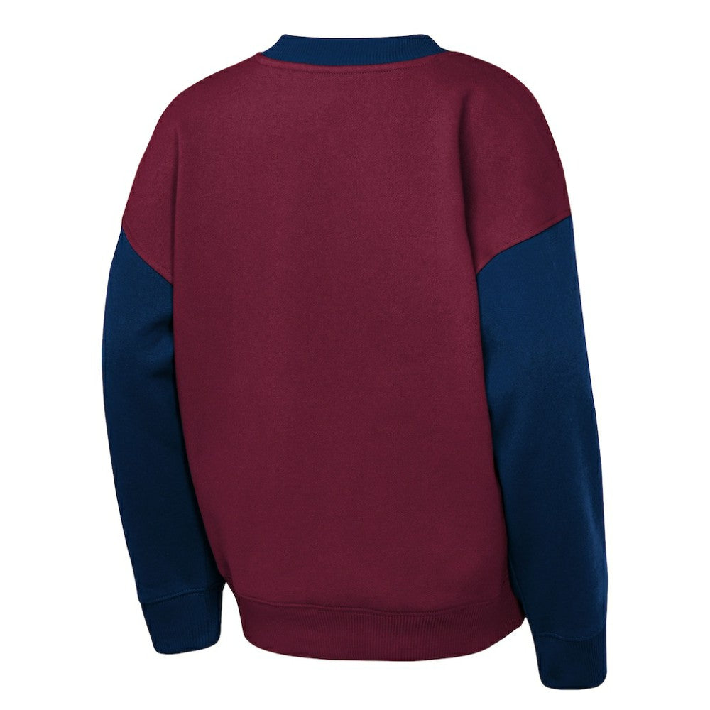 Colorado Avalanche Outerstuff Youth Impact Player Sweatshirt Burgundy/Navy
