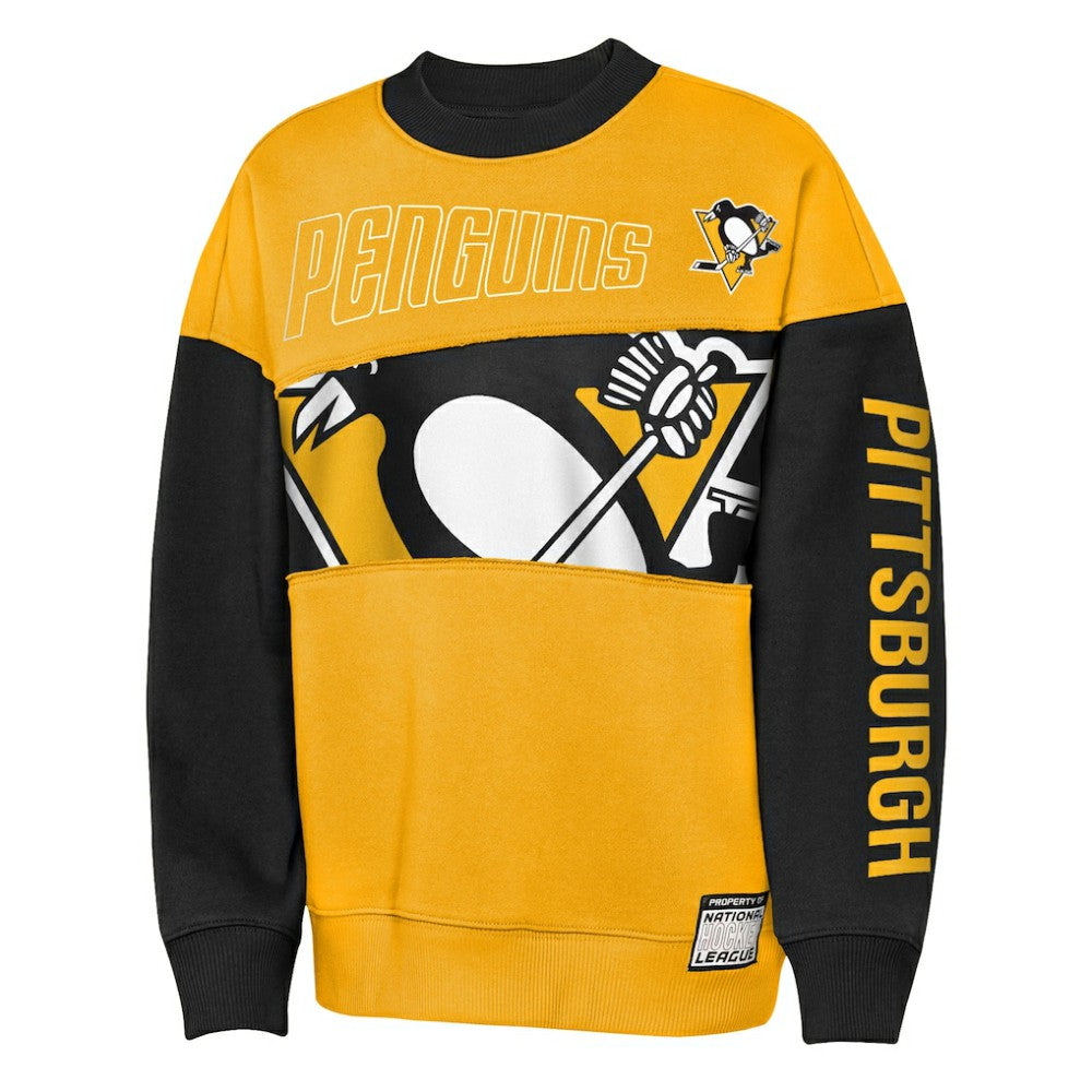 Pittsburgh Penguins Outerstuff Youth Impact Player Sweatshirt Gold/Black