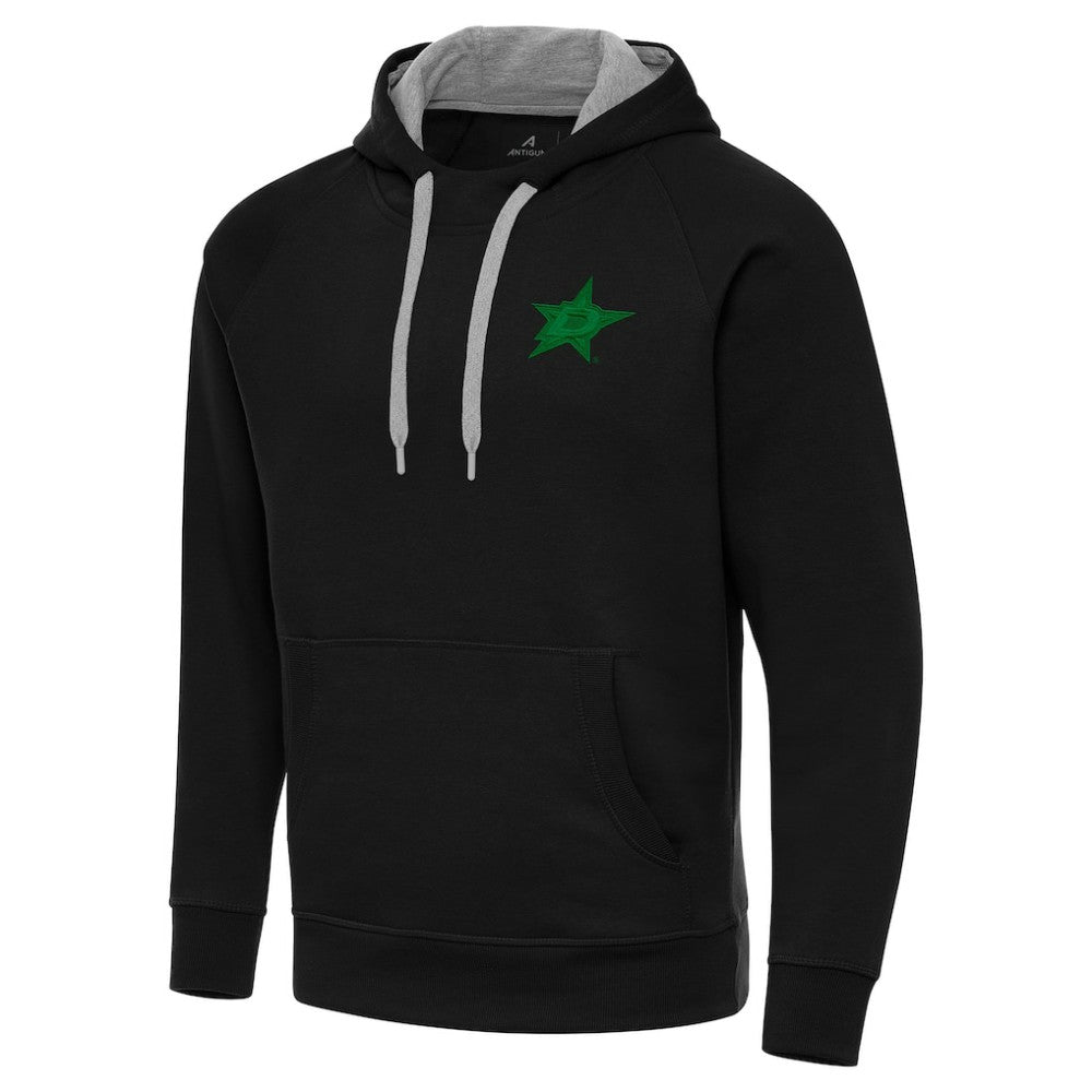 Dallas Stars Antigua St. Patrick's Day Victory Pullover Hoodie Black