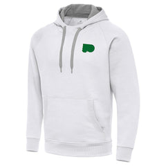 Philadelphia Flyers Antigua St. Patrick's Day Victory Pullover Hoodie White