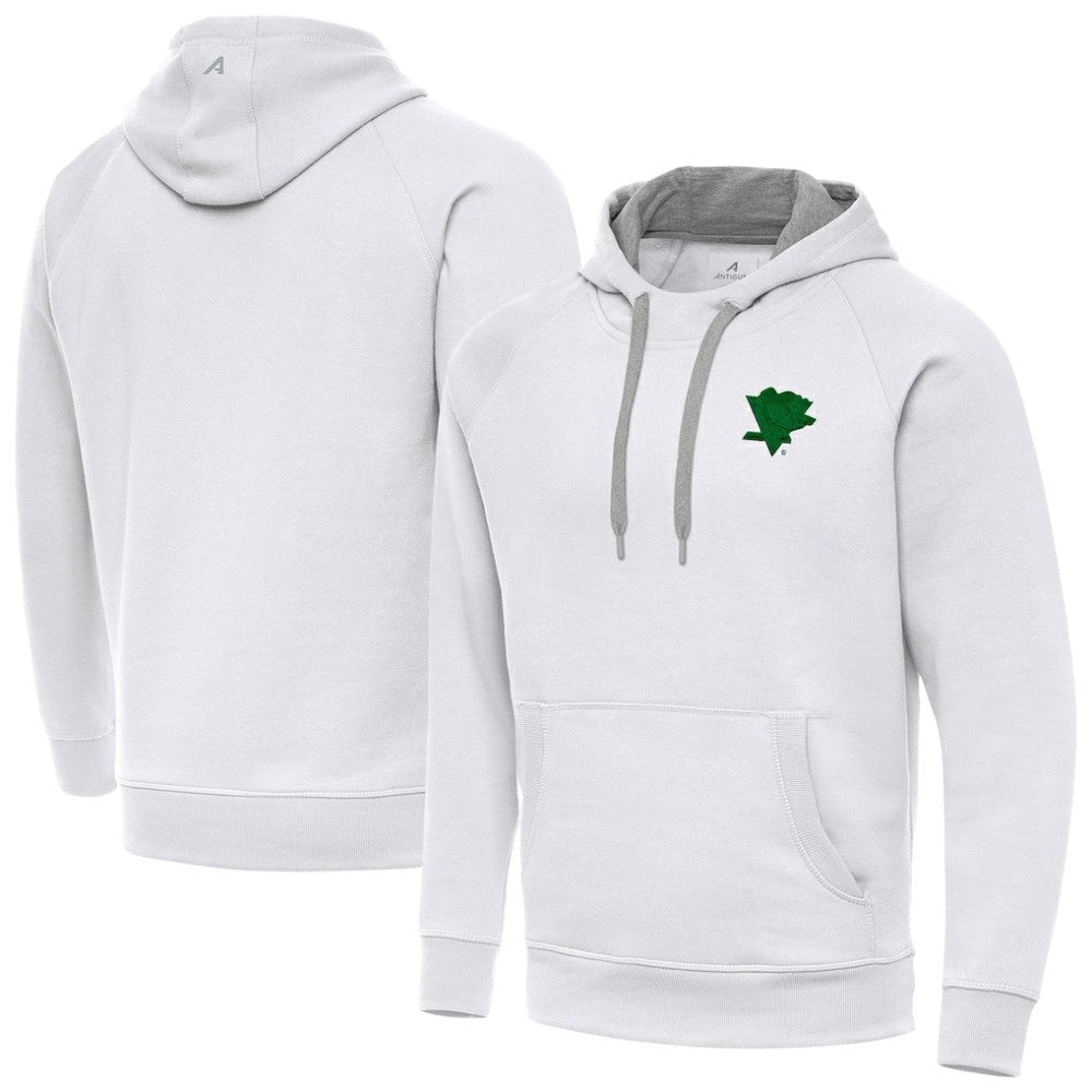Pittsburgh Penguins Antigua St. Patrick's Day Victory Pullover Hoodie White
