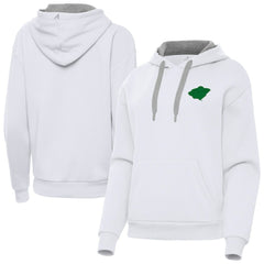 Minnesota Wild Antigua Women's St. Patrick's Day Victory Pullover Hoodie White