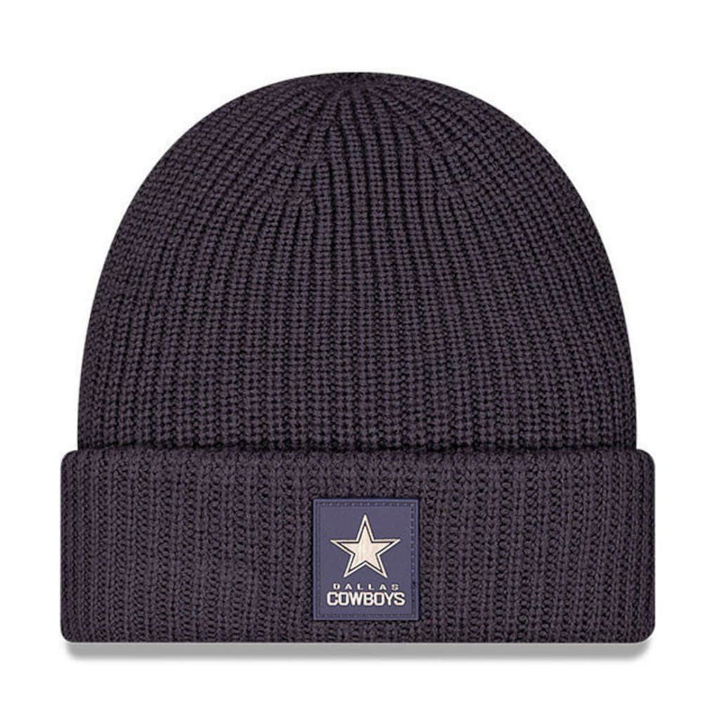 Dallas Cowboys New Era 2025 Sideline Cold Weather Cuffed Knit Hat - Charcoal on sale