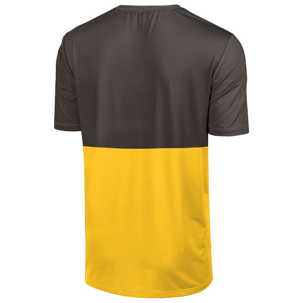 San Diego Padres FOCO Big Logo Mascot T-Shirt - Brown/Gold