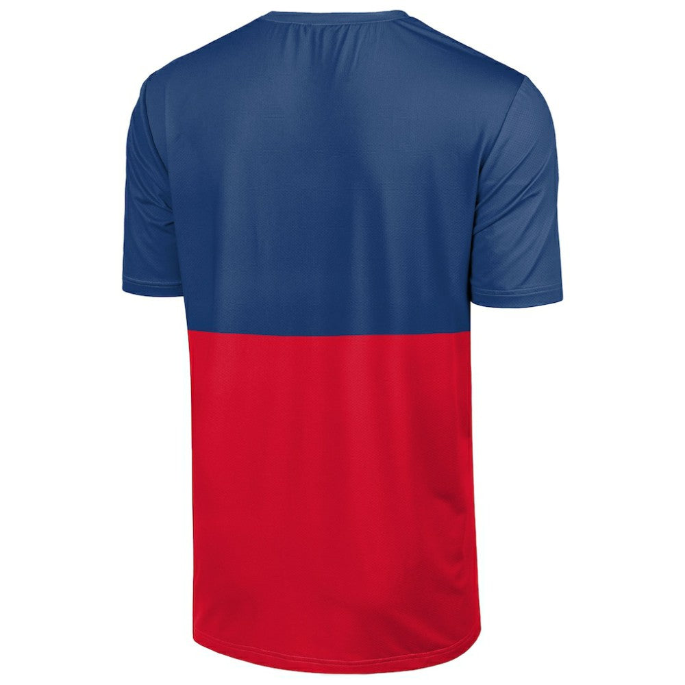 Chicago Cubs FOCO Big Logo Mascot T-Shirt - Royal/Red