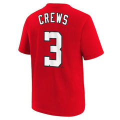 Dylan Crews Washington Nationals Youth Name & Number T-Shirt - Red | Nike