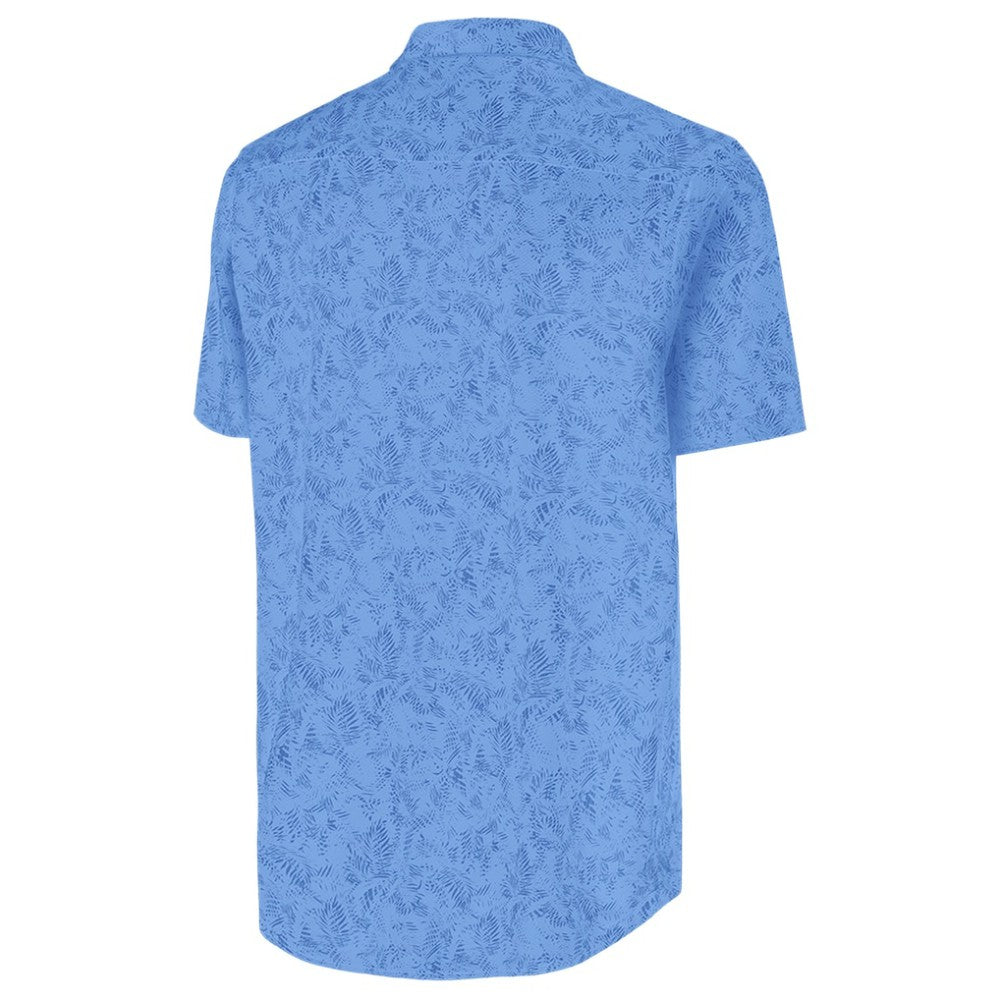 Los Angeles Dodgers Antigua Cactus Spring Training Lush Button-Up Shirt - Powder Blue