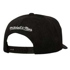 Boston Bruins Mitchell & Ness Busted Logo Wordmark Wrap-Around Pro Pinch Adjustable Hat Black