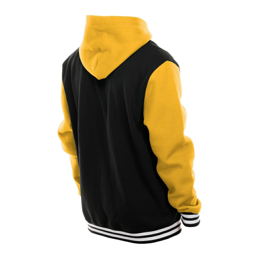 Pittsburgh Penguins New Era Full-Snap Fleece Hoodie Jacket Black/Gold