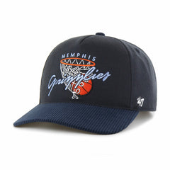 Memphis Grizzlies '47 Nothing But Net Hitch Adjustable Hat - Navy | 47 brand on sale