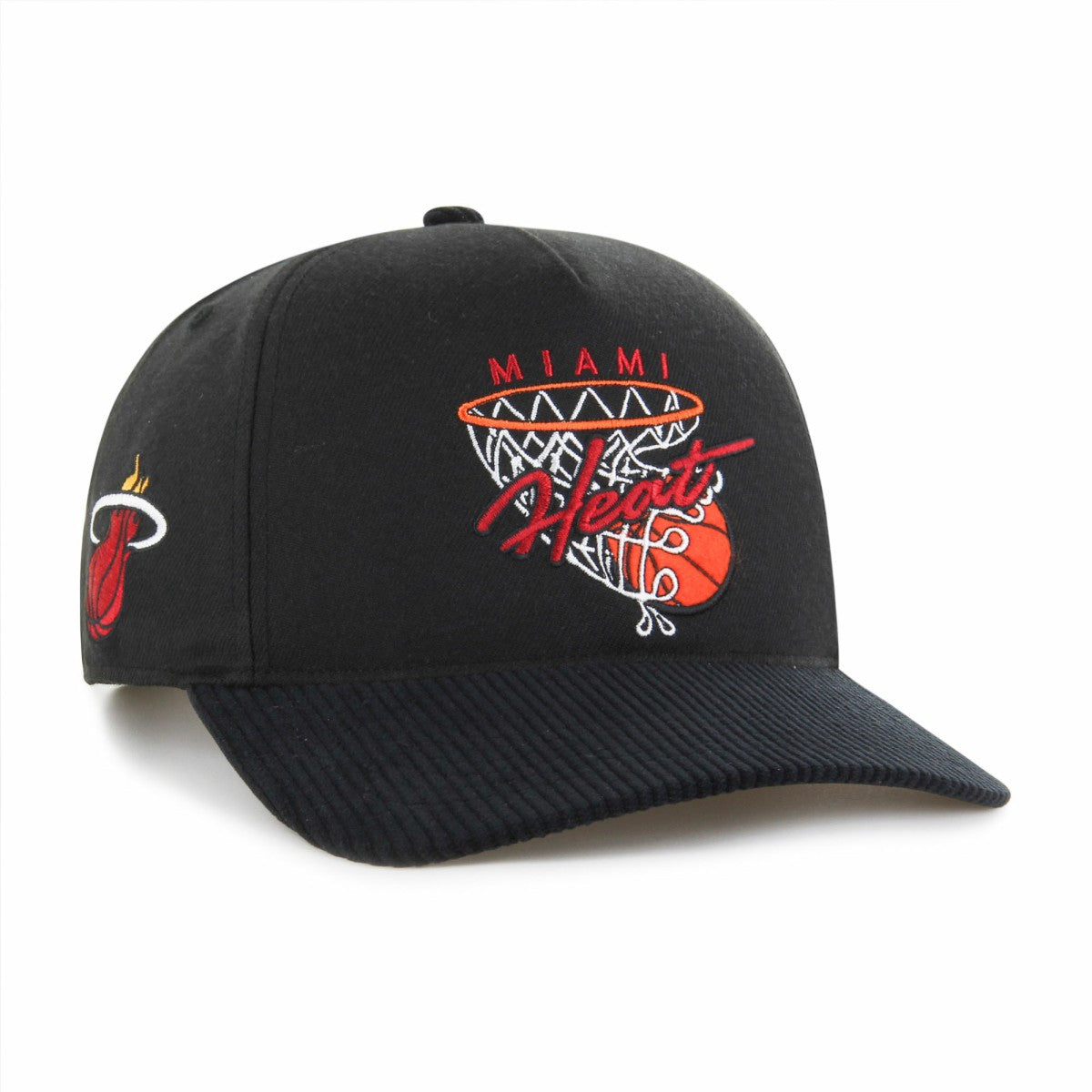 Miami Heat '47 Nothing But Net Hitch Adjustable Hat - Black | 47 brand for sale