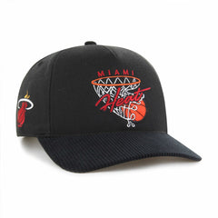 Miami Heat '47 Nothing But Net Hitch Adjustable Hat - Black | 47 brand for sale