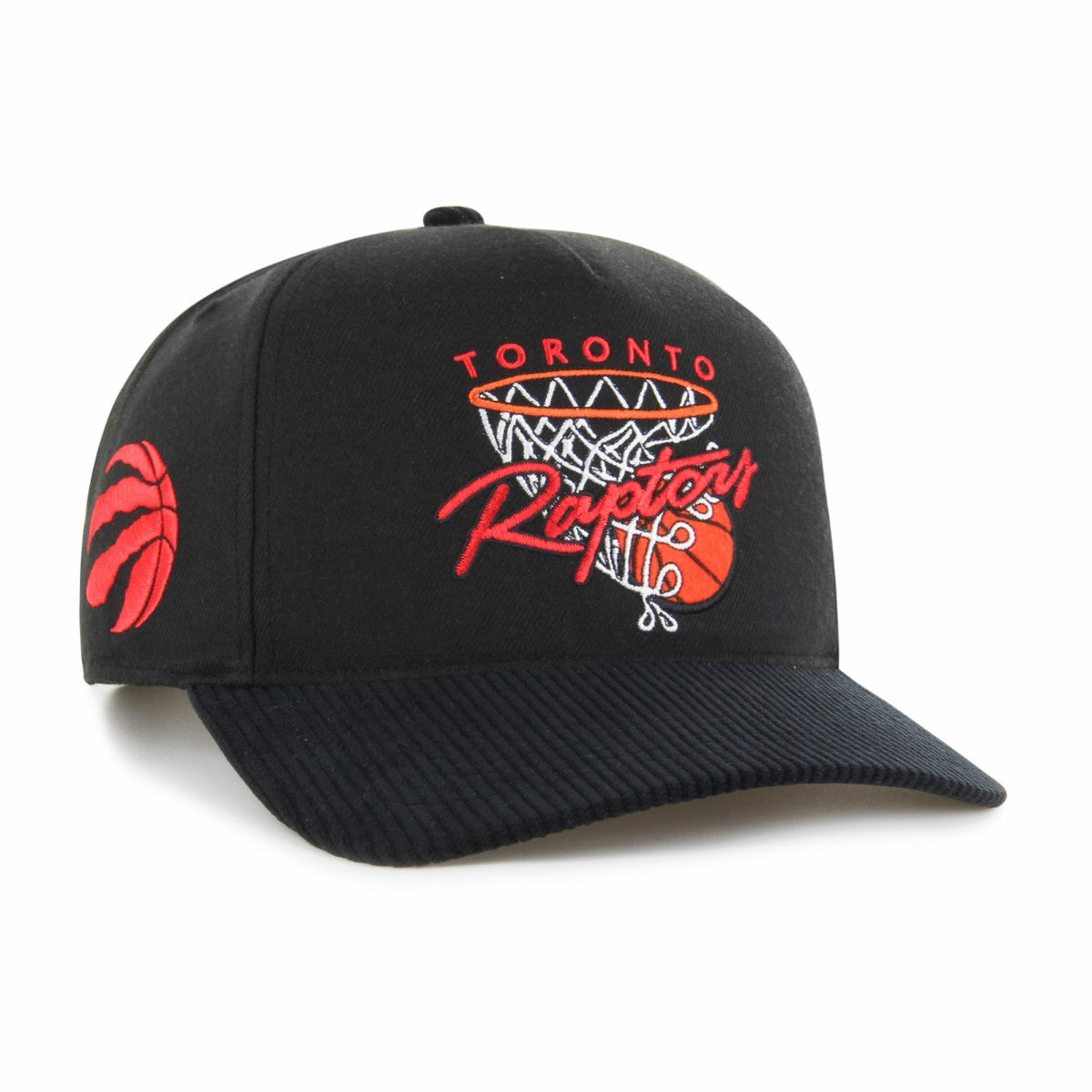Toronto Raptors '47 Nothing But Net Hitch Adjustable Hat - Black | 47 brand discount