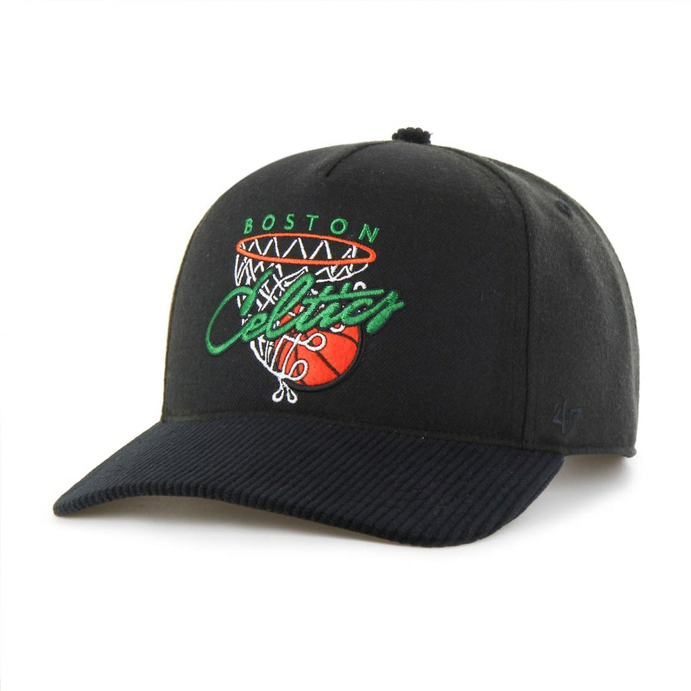 Boston Celtics '47 Nothing But Net Hitch Adjustable Hat - Black | 47 brand on sale