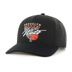Brooklyn Nets '47 Nothing But Net Hitch Adjustable Hat - Black | 47 brand discount
