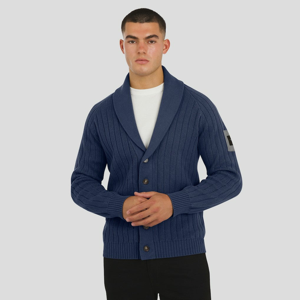 Dallas Cowboys J. Palmer The Playmaker Cardigan Raglan Sweater - Navy on sale